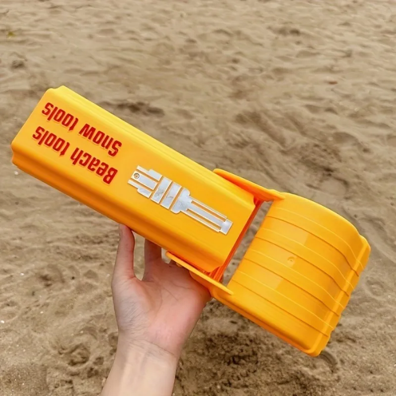 Pro Sand- und Schneeschaufel - lebendiges orangefarbenes Strandgrabenwerkzeug für Kinder/Erwachsene (2 Stück)