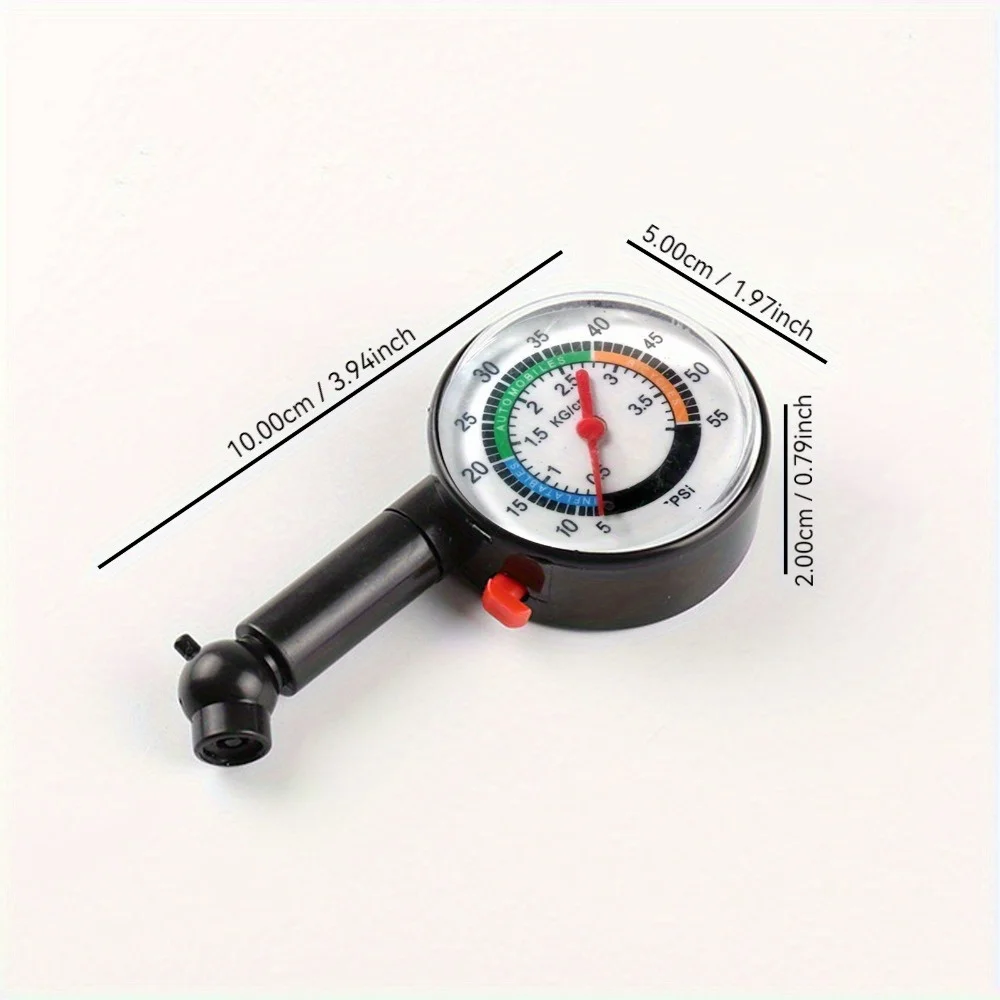 Mechanischer Reifendruckprüfer, Messbereich 0-50 PSI, keine Batterie – Bild 6