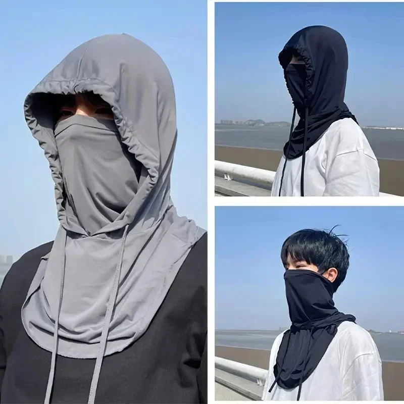 Sommer 360-Grad Leichte Kühlende Kapuze Sonnenschutz-Maske – Bild 3