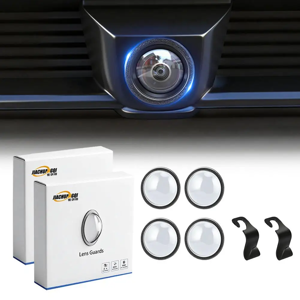 Kameraobjektivschutz mit 2 Haken, 360° Panorama-Kamera-Staubschutz, Kratzschutz (4 Stück)