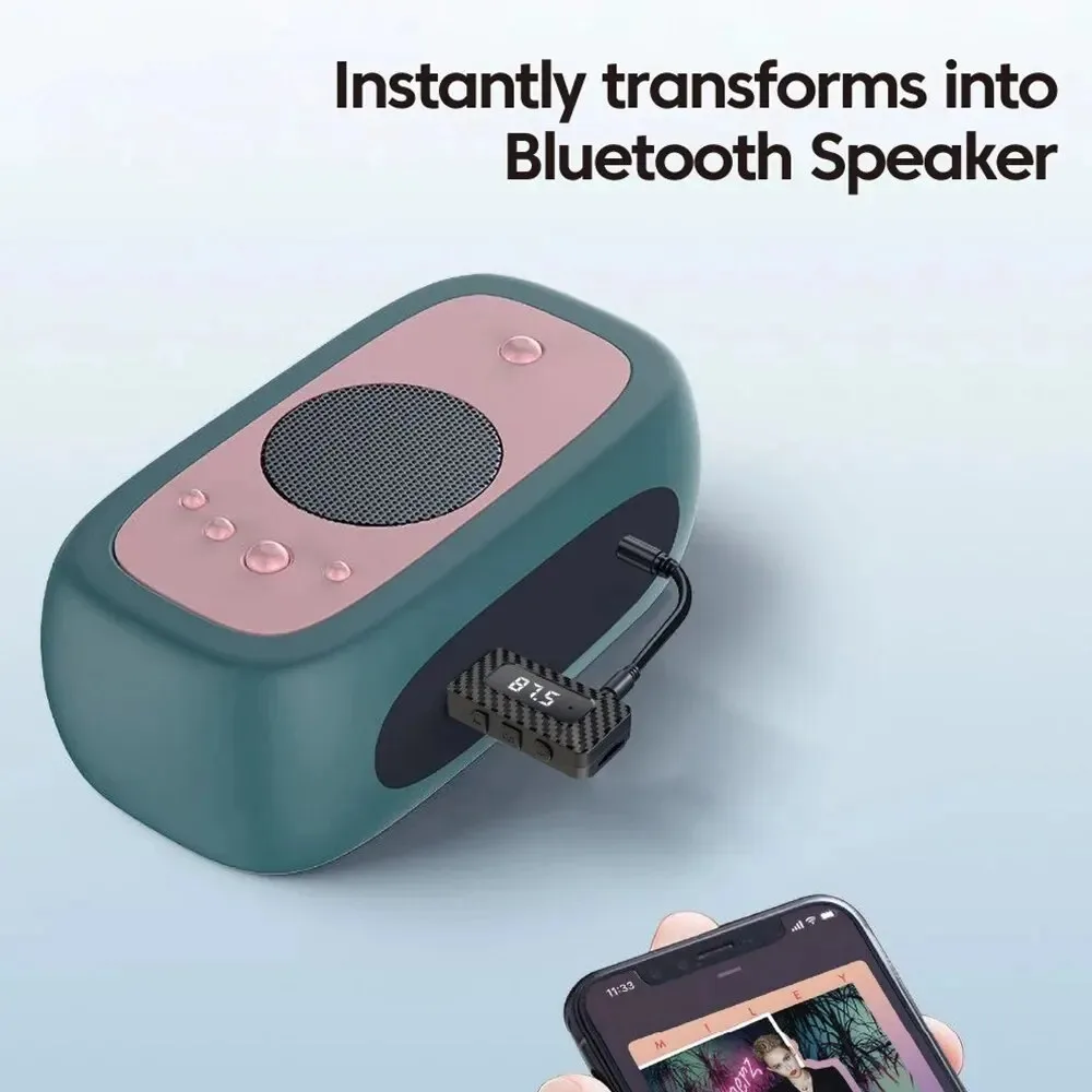 Auto Bluetooth 5,3 FM Sender USB Wireless Audio Adapter mit MIC – Bild 4