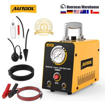 AUTOOL Automotive Rauchmaschine EVAP Vakuum Auspuffrohr Diagnosegerät Rauch-Leck-Detektor mit Eingebautem