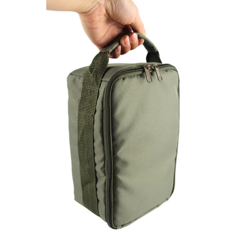 Angelgerät-Tasche, wasserdichte Angeltasche, tragbare Angelrollen-Ausrüstungstasche mit 3 verstellbaren