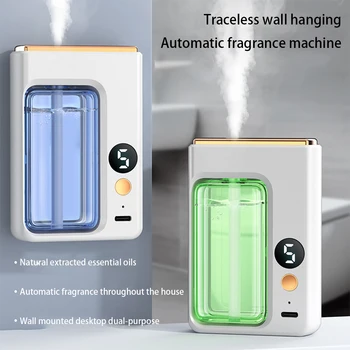 Diffusor-Aromatherapie-Maschine, kabellose Wandbehang, tragbar, automatisches Duftspray