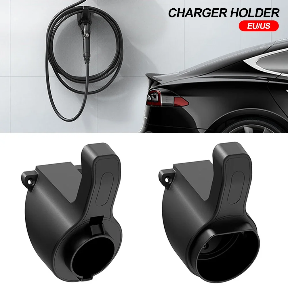 Typ 1/Typ 2 EV-Ladegerät-Halter, Wandhalterung für Elektroautos, Ladekabel-Organizer