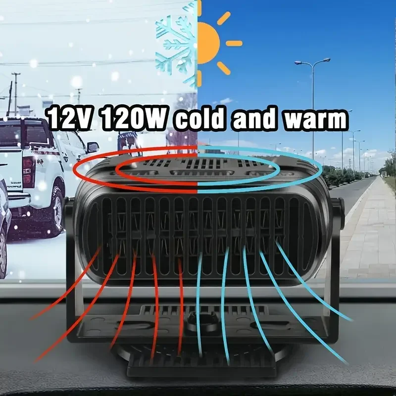 12V 24V Auto-Heizlüfter mit einstellbarem Winkel, Warm – Bild 4