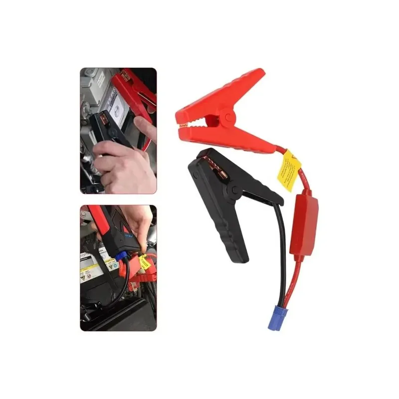 Starthilfekabel für Autos mit Klemmen, EC5-Stecker, Booster-Kabel – Bild 3