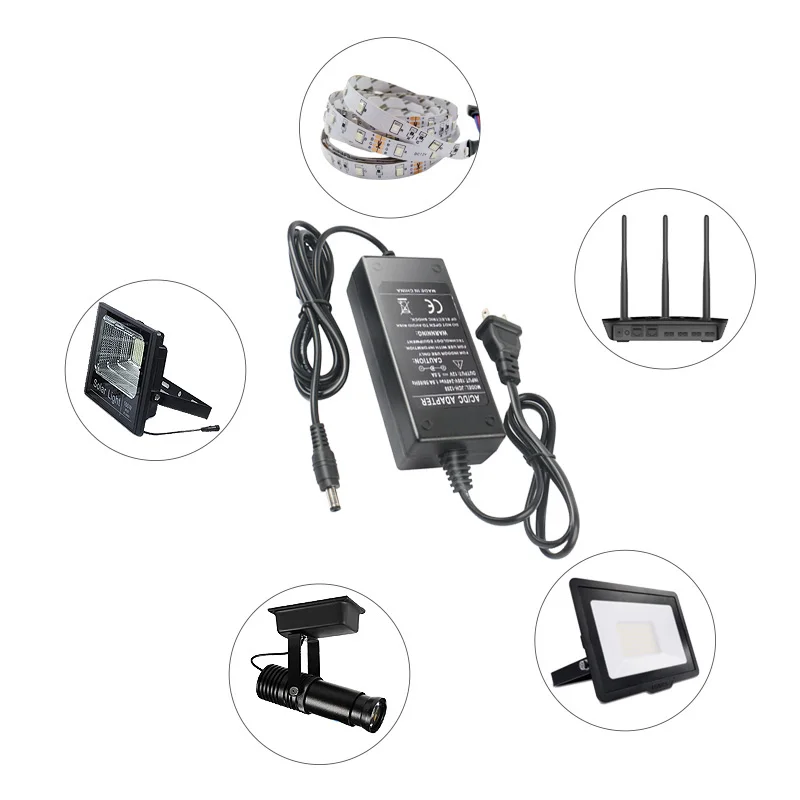 AC 110-240V DC 12V 1A 2A 3A 4A 5A 6A 8A Universal Power Adapter – Bild 6