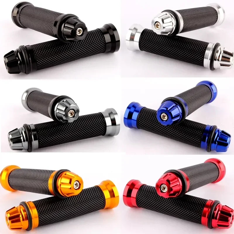 7/8 Zoll 22mm Motorradgriffe Handgriffe Lenker für Aprilia Victory Honda Suzuki Kawasaki Yamaha BMW Ducati