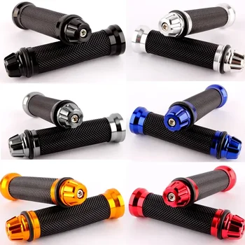 7/8 Zoll 22mm Motorradgriffe Handgriffe Lenker für Aprilia Victory Honda Suzuki Kawasaki Yamaha BMW Ducati