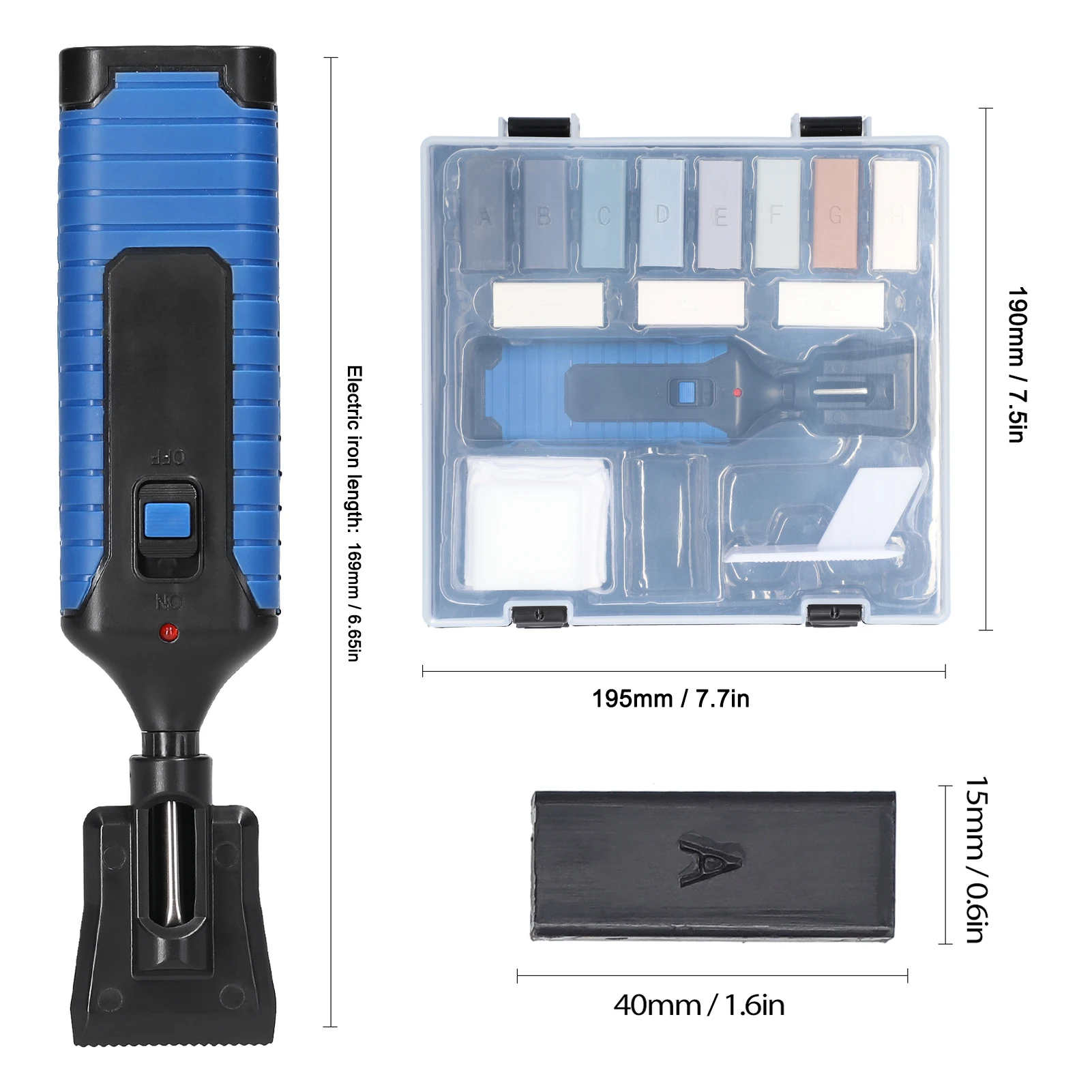 Keramik fliesen Reparatur werkzeug/Boden reparatur set DIY Reparatur – Bild 6