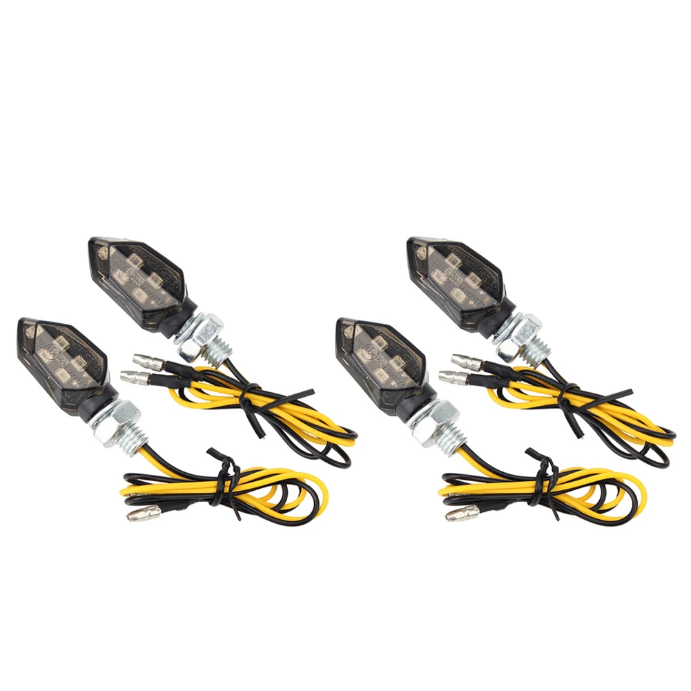 Universal Mini Motorrad Rauch Objektiv Blinker Licht 5LED 12V – Bild 5