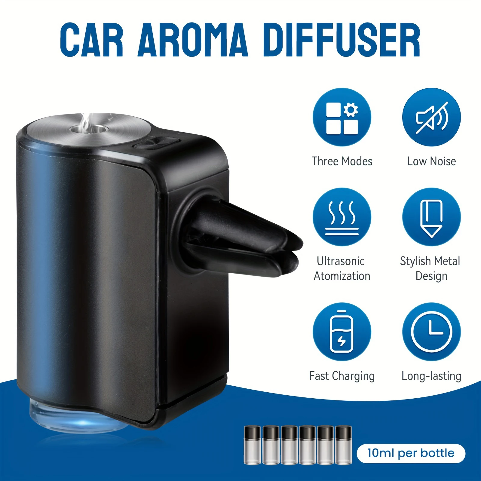 Auto Lufterfrischer Elektrische Auto Aroma Diffusor Auto Air Vent – Bild 4
