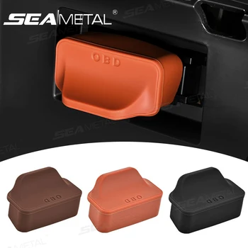 SEAMETAL Silikon Auto OBD Port Staub Abdeckung Griff Design OBD Port Lock Schutz Hülse Kappen Wasserdicht