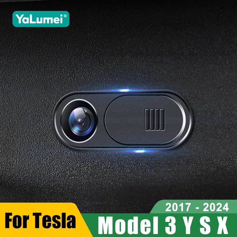 Tesla Model Y 3 S X 2017 - 2020 2021 2022 2023 2024 Auto-Innenraum Webcam-Kamera-Schutz Privatsphäre-Abdeckung