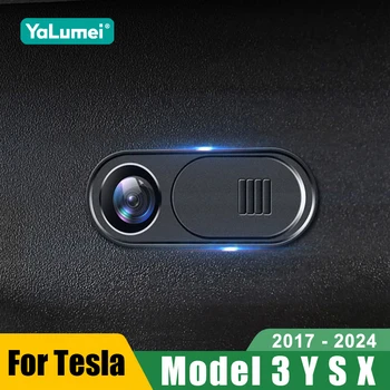 Tesla Model Y 3 S X 2017 - 2020 2021 2022 2023 2024 Auto-Innenraum Webcam-Kamera-Schutz Privatsphäre-Abdeckung