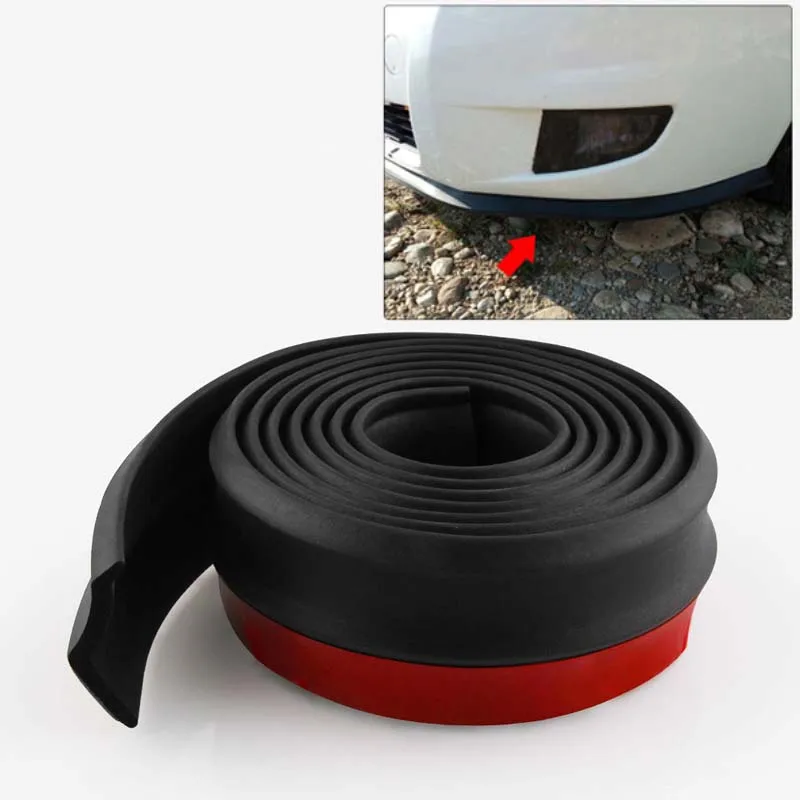 Auto Frontschürze Lip Splitter Spoiler Gummi Rock Schutz Körper Trim – Bild 5