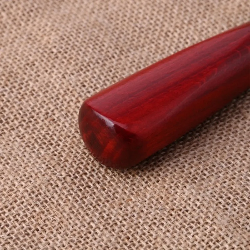 DIY Leathercraft Werkzeug Holzgriff Edelstahl Leder Schneidmesser – Bild 5