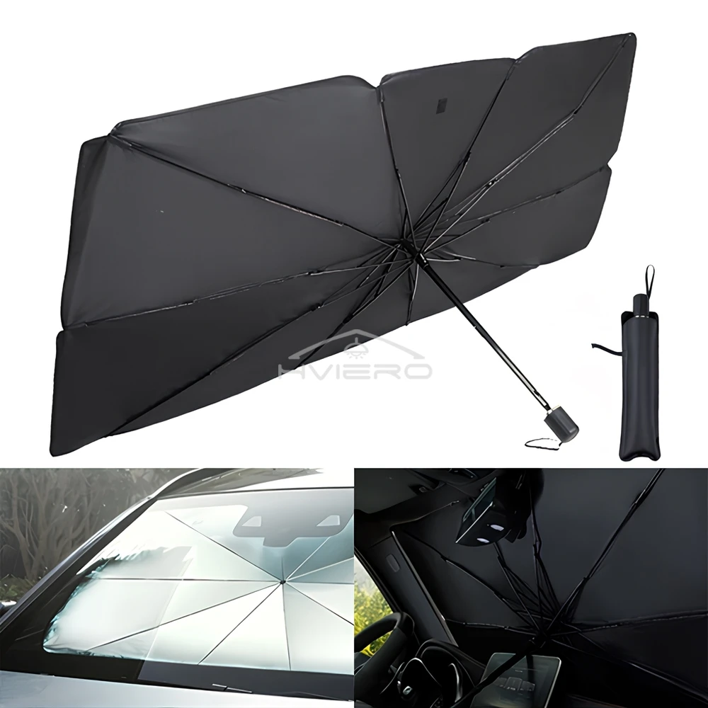 Mehrzweck bequeme faltbare Auto Windschutz scheibe Sonnenschirme Innen – Bild 2