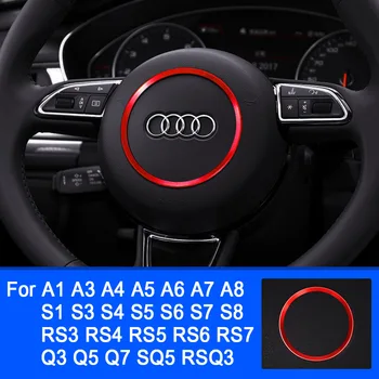 Audi a1 a3 a4 a5 a6 a7a8 q3 q5 q7 sq5 s1 s3 s4 s5 s6 s7 s8 rs3 rs5 rs6 auto lenkrad dekoration ring