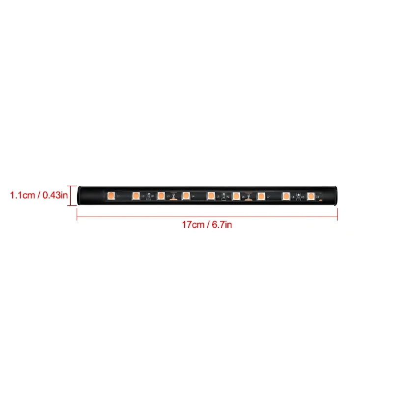 Led Auto Umgebungs Licht Mit USB 5V Universal Auto Innen Fuß Lampe – Bild 5
