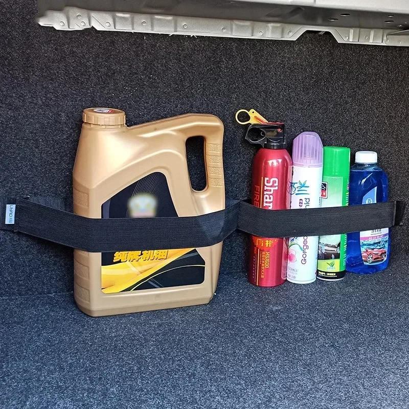 Auto Stamm Organizer Elastische Befestigungs Gürtel Lagerung Tasche – Bild 4