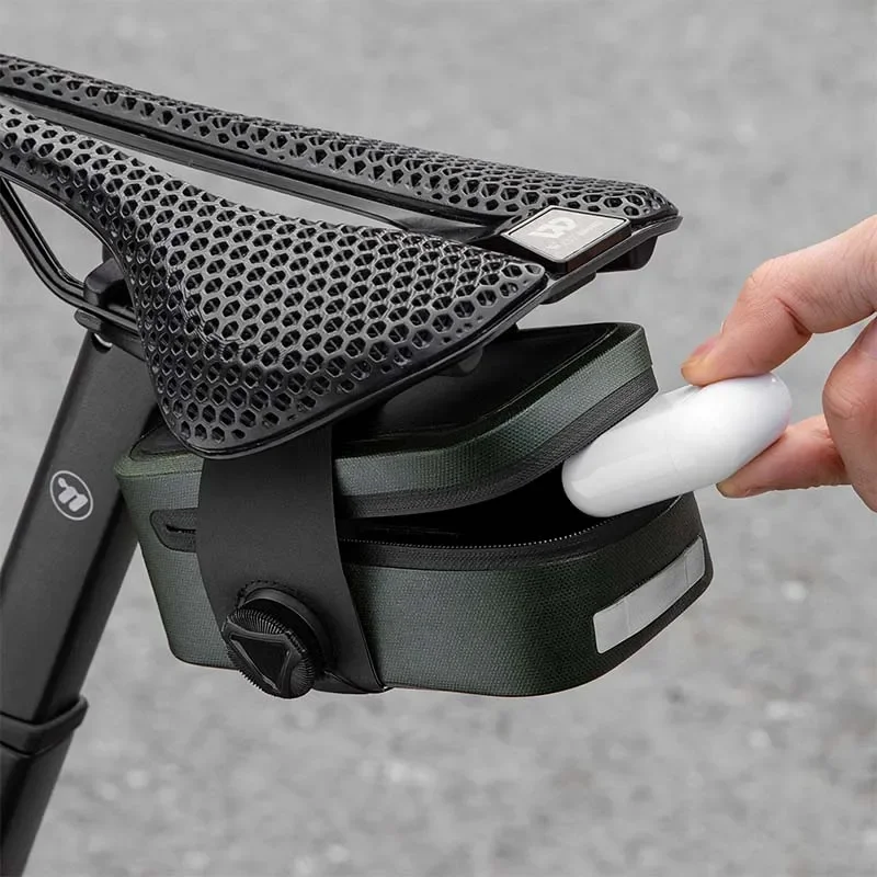 WEST BIKING Fahrrad-Satteltasche, 600D TPU, nahtlos, wasserdicht – Bild 5