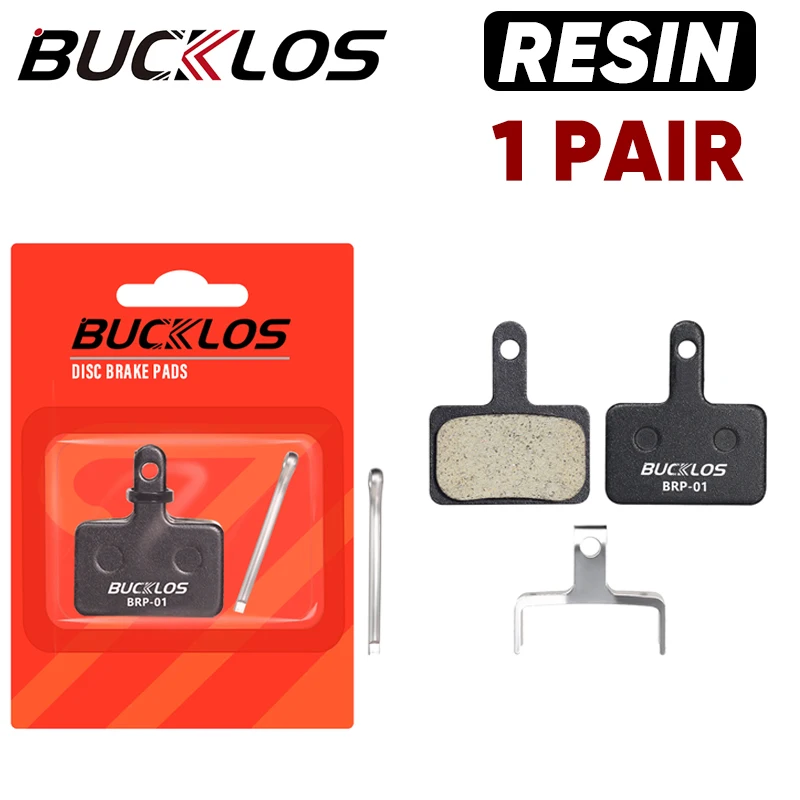 BUCKLOS Harz Scheibenbremsbelag Für SHIMANO B01S Verschleißfeste Hydraulische Bremsbeläge MTB Bremsbeläge