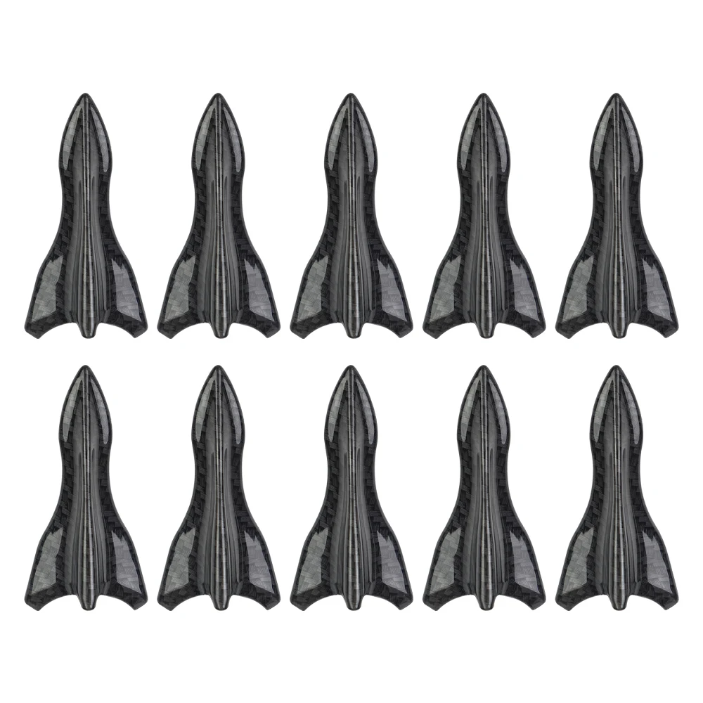 Universal PU Hinten Dach Shark Flossen Spoiler Flügel Kit (10 Stück) – Bild 6