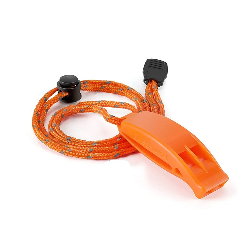 Notfall pfeifen mit Lanyard Sicherheits pfeifen für Kajak Schwimmwesten Rettungsboote Fischerboote Camping