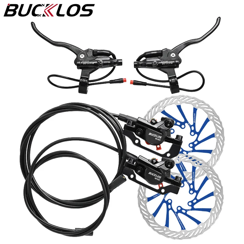 2-Kolben-E-Bike-Scheibenbremsen-Set, Ausschalten des Fahrrads, hydraulische Scheibenbremse, E-Scooter, Power