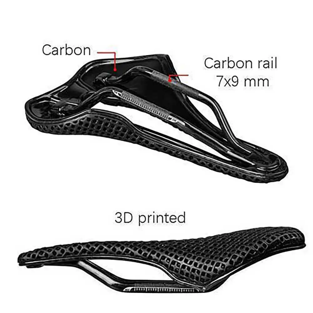 Elitaone SLR 3D-gedruckter Sattel Carbon 145x248mm Rennrad Ultraleicht – Bild 6