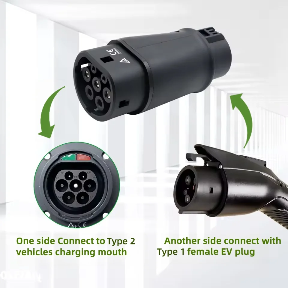 EV-Ladegerät-Adapter für Typ1 auf Typ2 Elektroauto-Adapter – Bild 4
