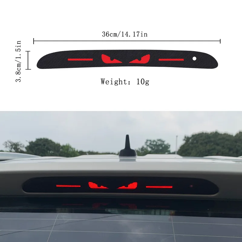 Auto Aufkleber Rücklicht Bremslichter Lampe Schutz Bremse Rücklicht Aufkleber Teufel Augen Für Volkswagen