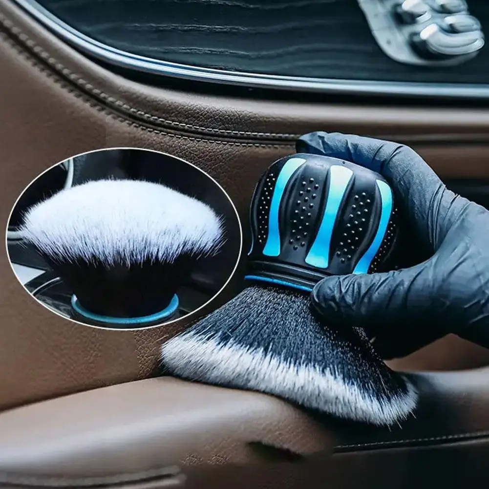 Auto-Entlüftungs-Reinigungsbürste, Detailbürste mit weichen Borsten zum Abstauben im Innenbereich