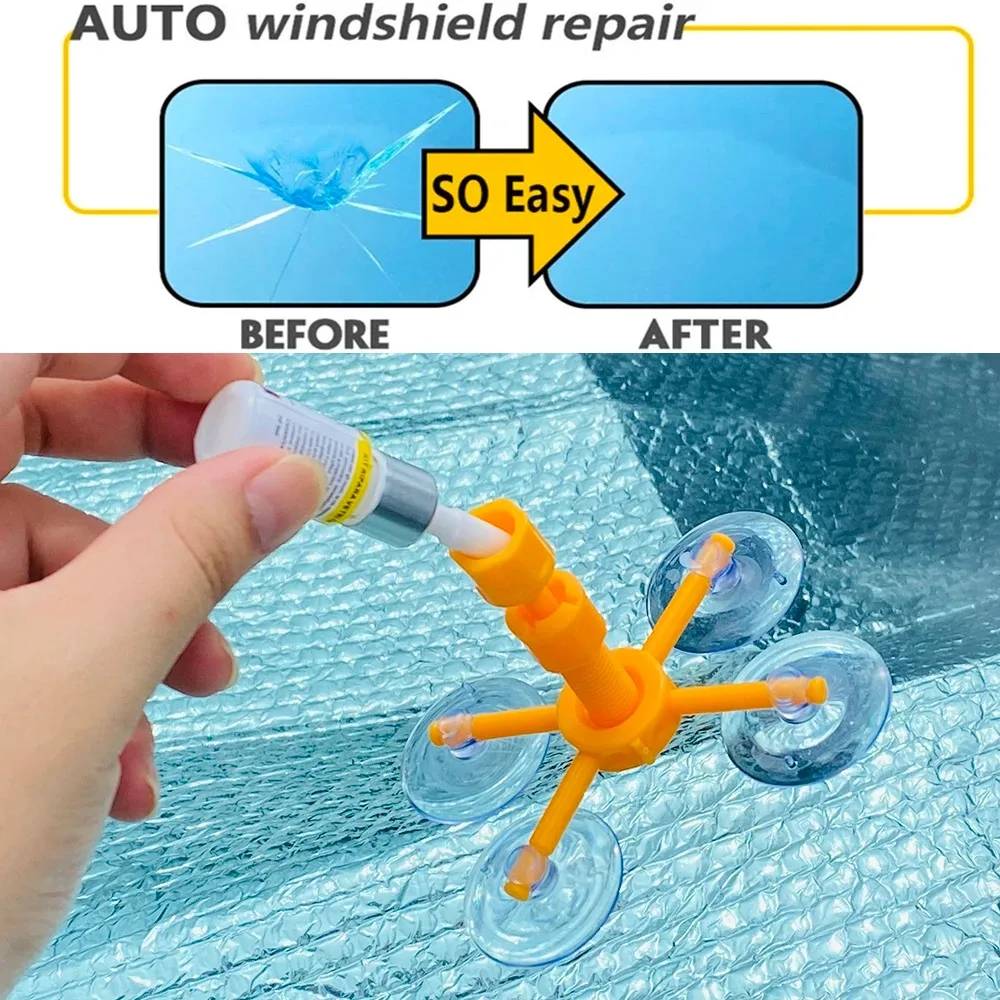 Windschutzscheibe Reparatur Kits DIY Auto Fenster Reparatur Werkzeuge – Bild 2