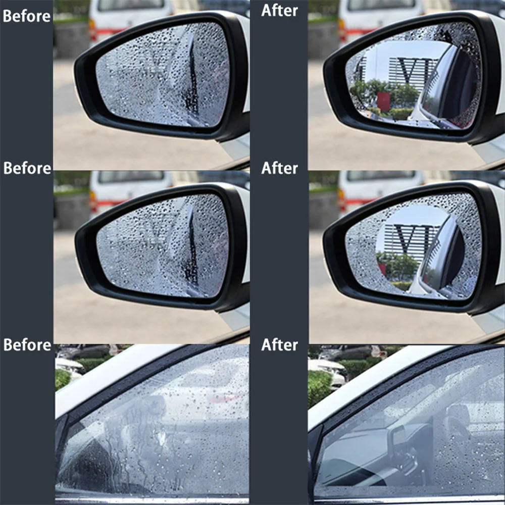 Auto Regendicht Anti Nebel Aufkleber Auto Regendicht Film Klar Fenster – Bild 3