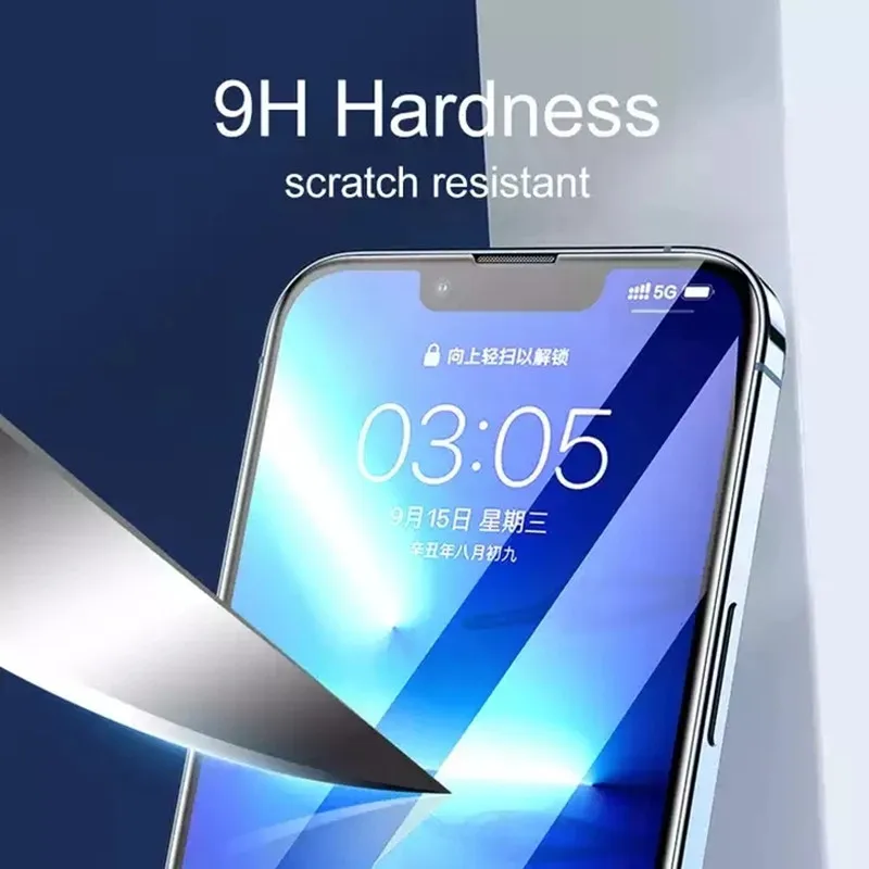 9D Screen Protector 1-5PCS Gehärtetes Glas Für iPhone 15 14 13 12 11 – Bild 2