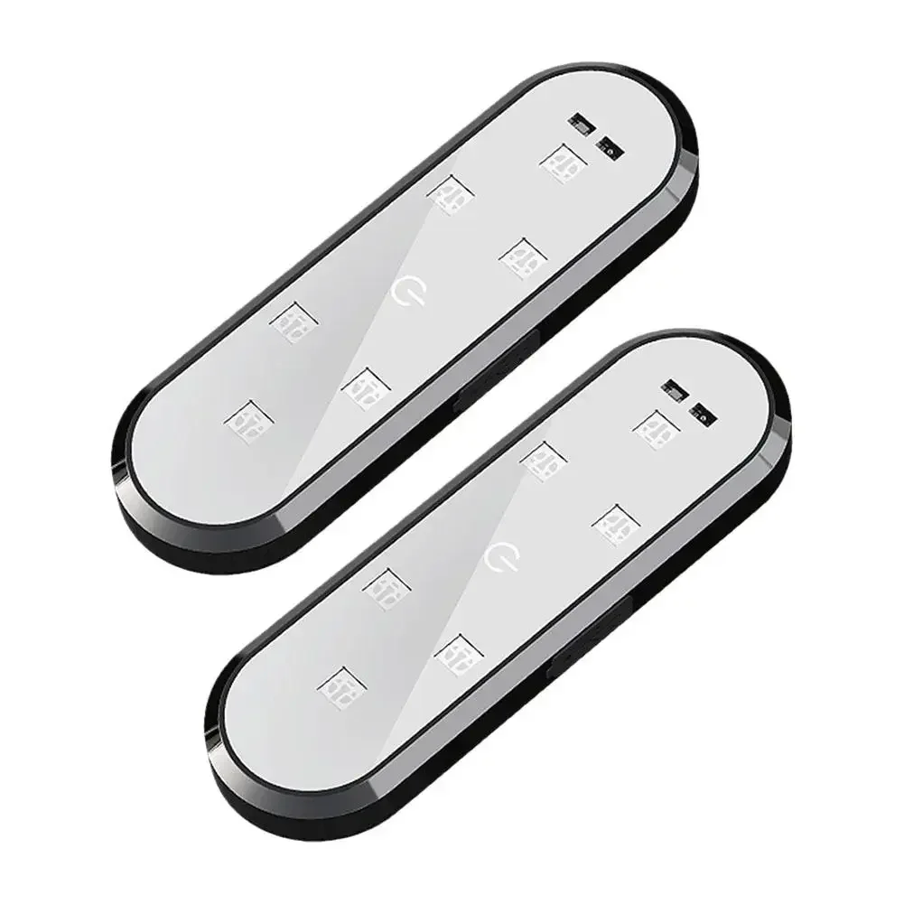 Auto LED Tür Lichter RGB Led Drahtlose Tür Warnleuchten USB Willkommen Tür Sill Projektor (2 Stück)