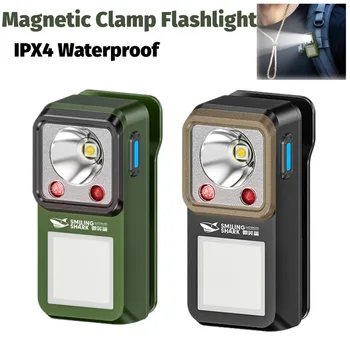 LED-Taschenlampe mit magnetischer Klemme für den Außenbereich, extrem langlebige Beleuchtung, Arbeits