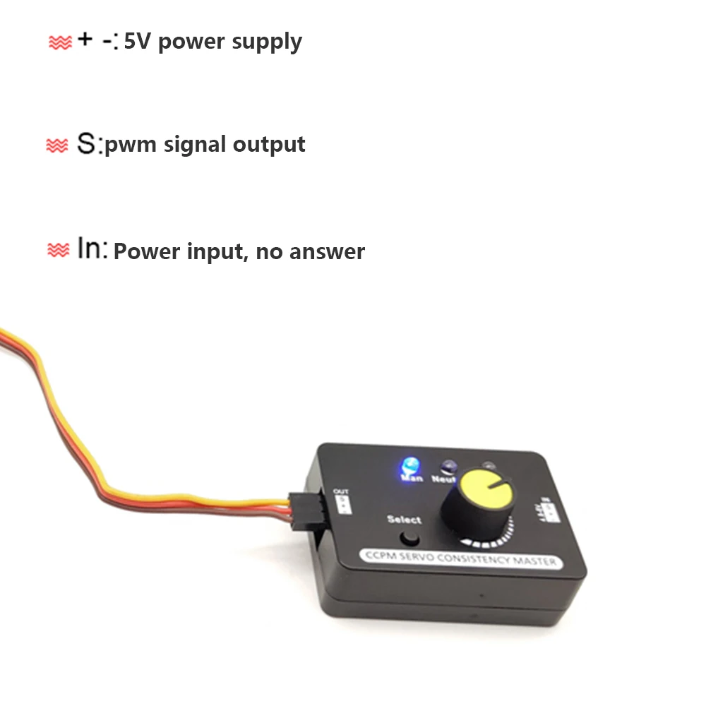 RC Servo Tester Zentrierwerkzeug ESC Motor Checker Hohe Präzision – Bild 6