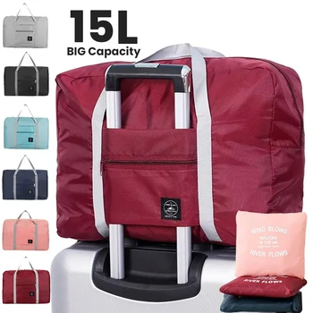 Faltbare Reisetasche für Flugzeuge, Handgepäcktasche für Damen und Mädchen, leicht, großes Fassungsvermögen