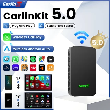 2026 CarlinKit 5.0 2Air Wireless Android Auto Box Tragbarer CarPlay Wireless Dongle für Autoradio