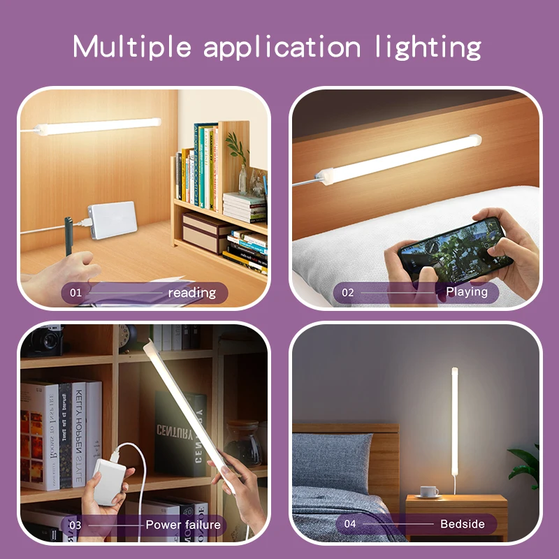 Schreibtischleuchte Magnetische Leselampe USB Schlafsaal LED – Bild 6
