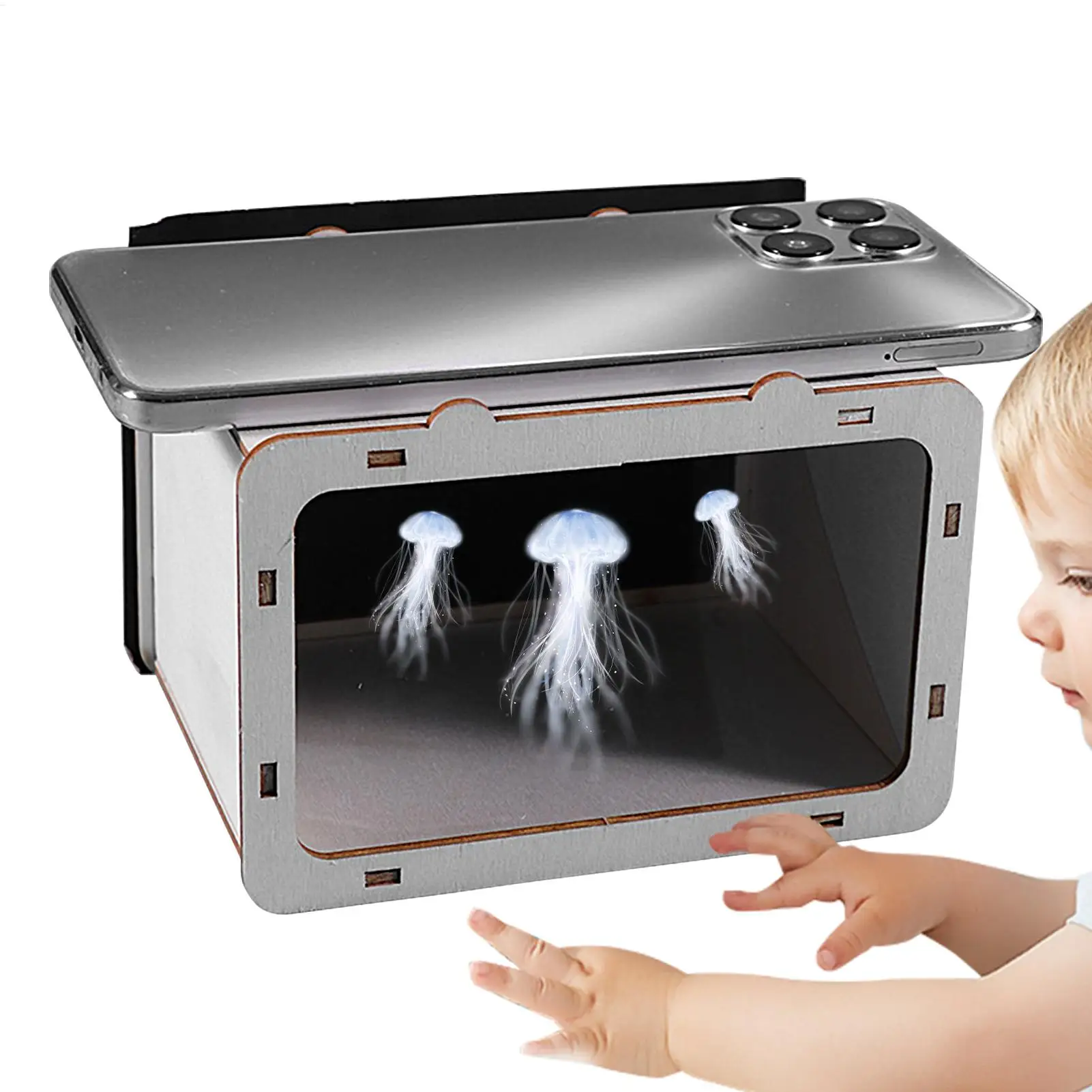 3D-Hologramm-Projektor, DIY-holografisches Display für Mobiltelefone, Heimkino, Werbung, Ausstellung