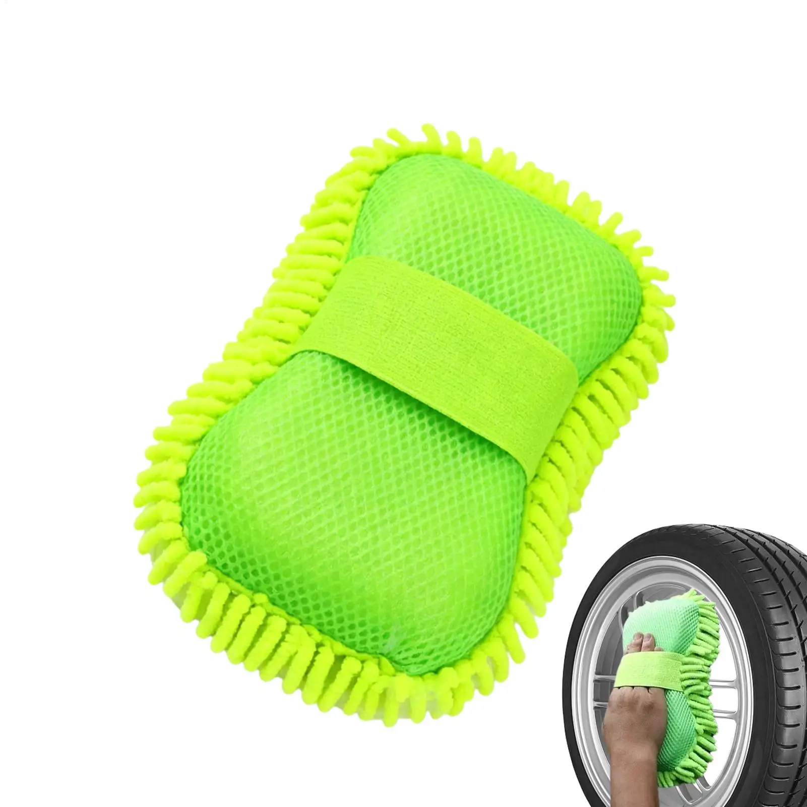 Mikrofaser-Autowaschschwamm, Auto-Schwamm, automatisches Waschtuch – Bild 4