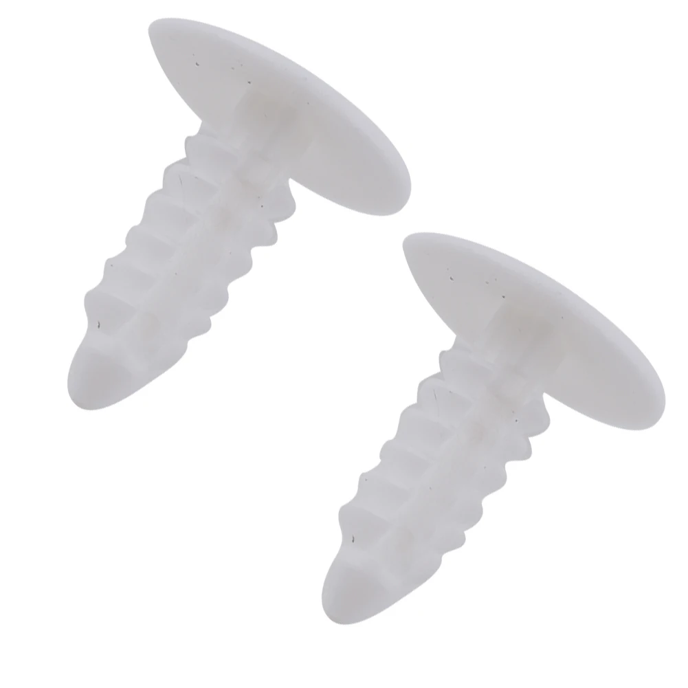 Praktische, langlebige Clips, Kunststoffteile, Nieten, weiß, 60 Stück, Zubehör
