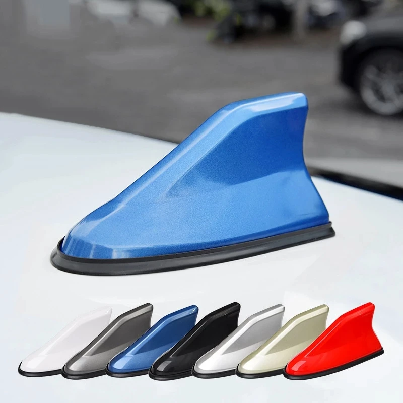 Auto Dach Shark Fin Antenne Topper Ersatz Auto Radio fm Antenne Signal – Bild 2