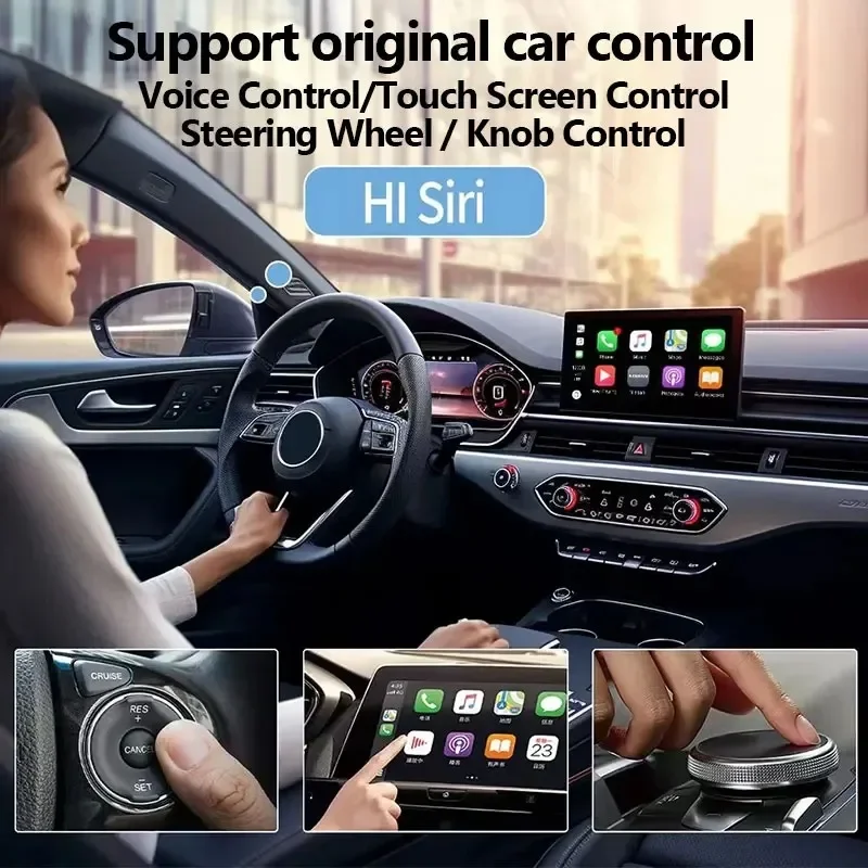 Wireless Adapter Smart Wireless CarPlay Android Auto USB Dongle WiFi – Bild 2