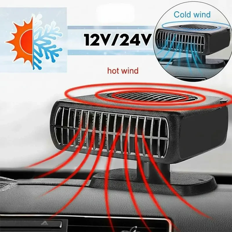 Auto-Defroster Heizung Kühler 12V/24V 200W Tragbarer Fahrzeug-Heiz – Bild 2